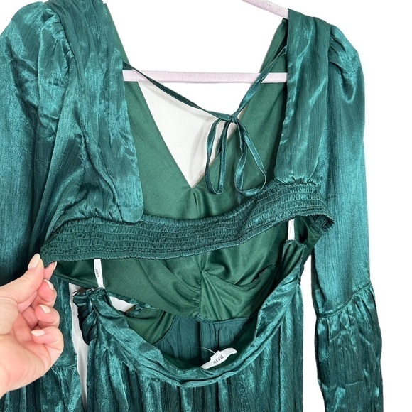 Rahi Large Jade Leila Luster Midi Dress Long Sleeve - Picture 7 of 9